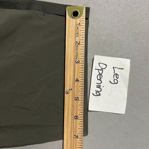 Athleta Size 18 Green Brooklyn Ankle Pants Lightweight Travel Casual Athleisure - Picture 15 of 15